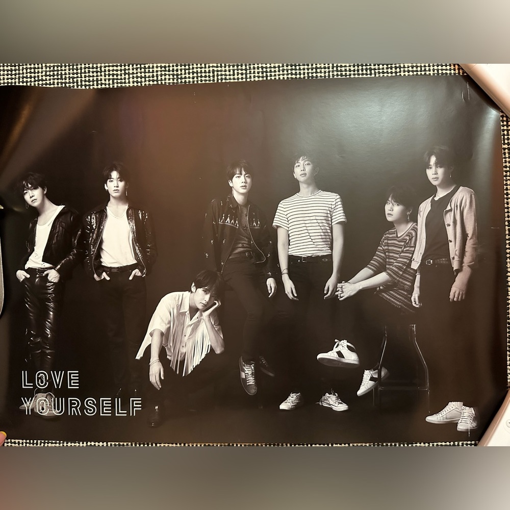 Official BTS Love Yourself Album Rolled Poster
